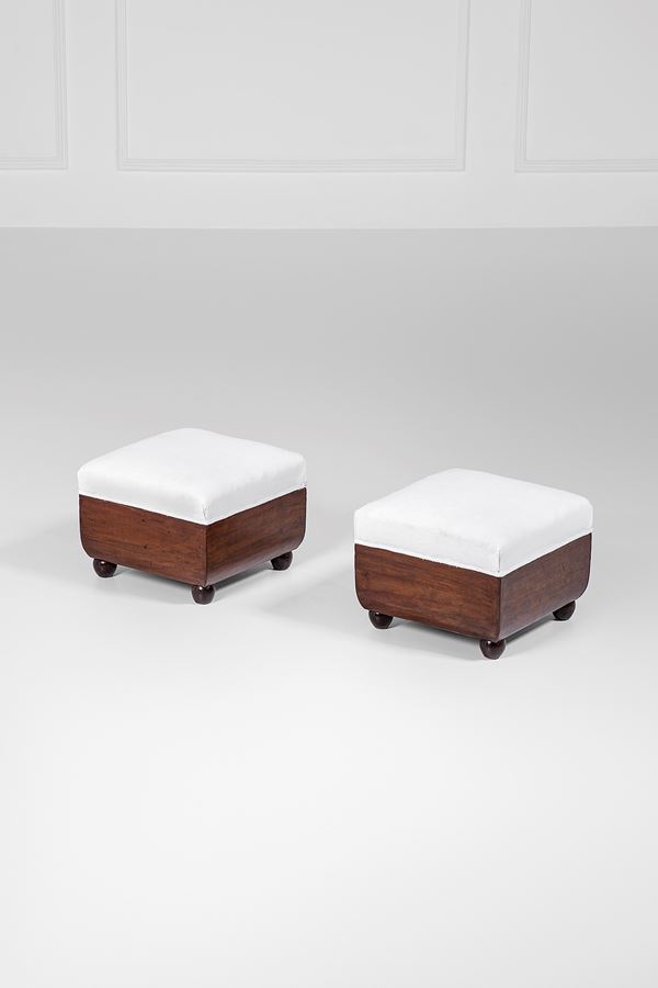 Due pouf déco