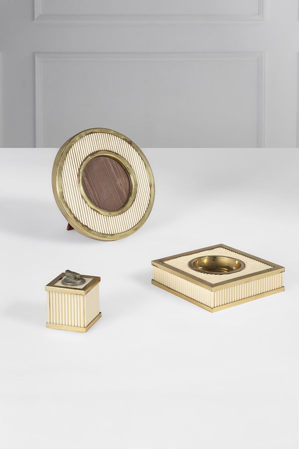 Tommaso Barbi - Set da fumo e cornice portafoto