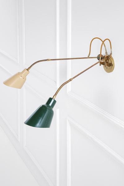 Lampada da Parete a Due Bracci Orientabili