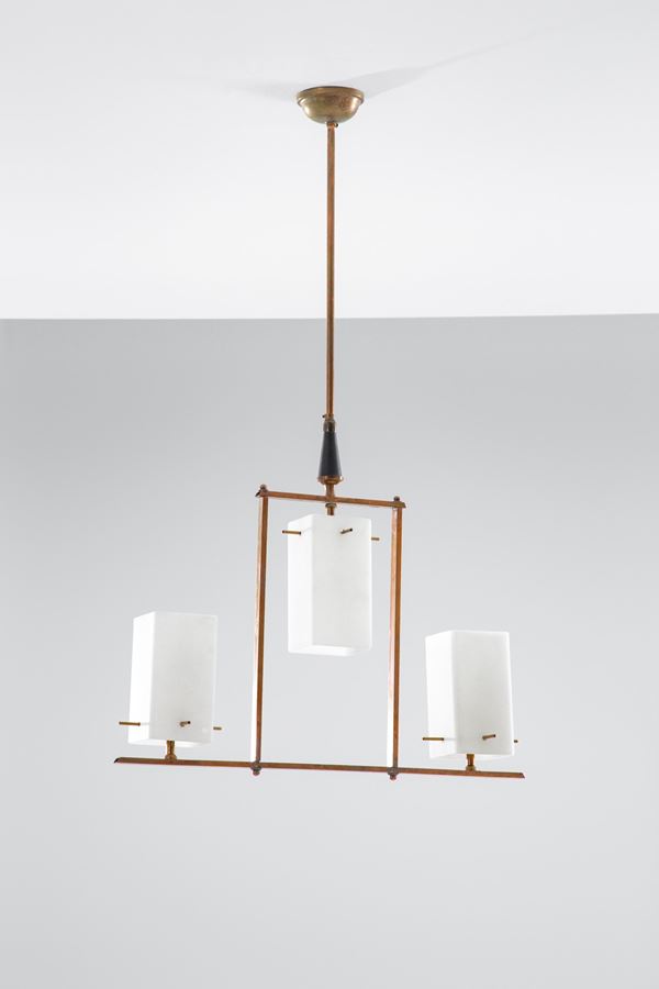 Lampadario a tre luci