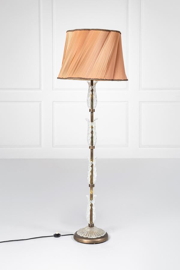 Seguso Vetri d'Arte (attr.) - Lampada da terra