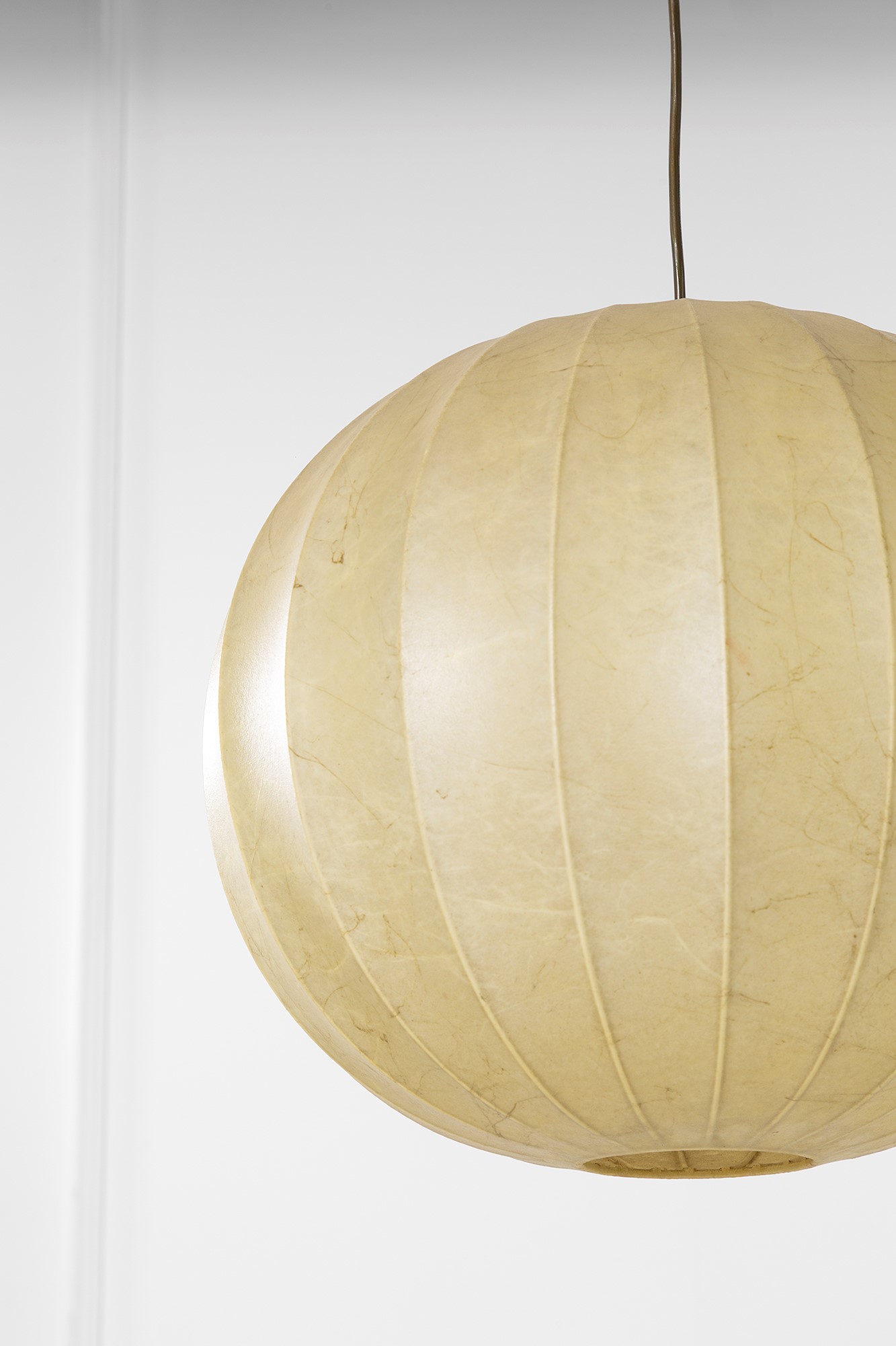 Lampada a sospensione Cocoon, metallo verniciato, circa 1960
