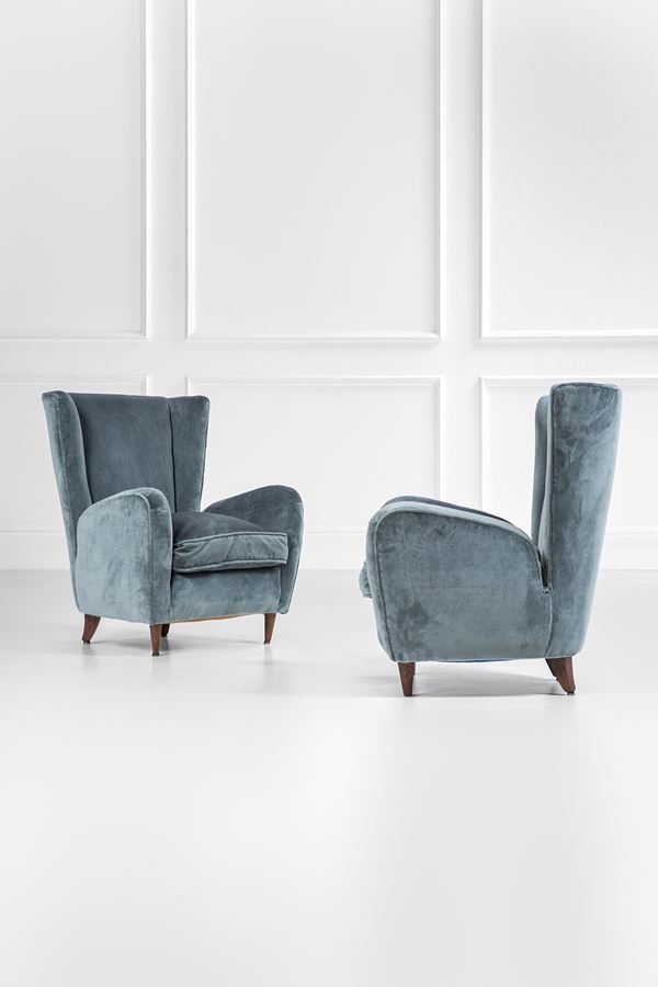 Paolo Buffa - Due poltrone mod. Bristol