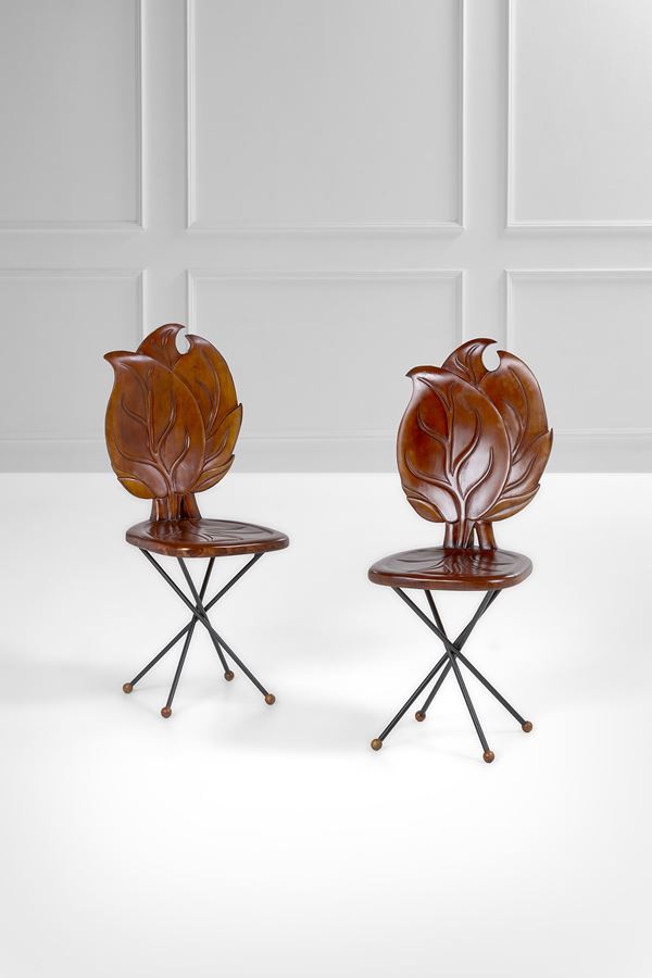 Bartolozzi &amp; Maioli - Due sedie scultoree