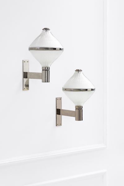 Due Lampade da Parete Mod. Euterpe