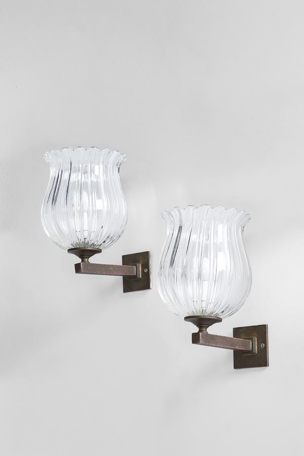Due lampade da parete