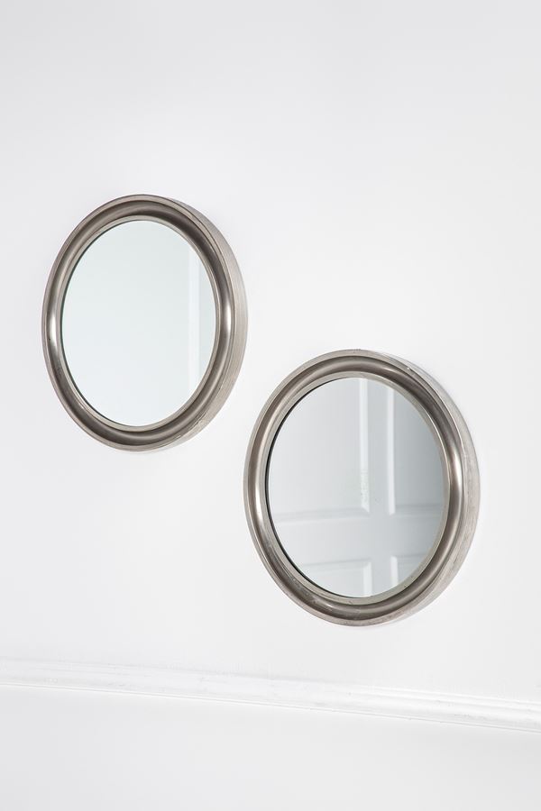 Sergio Mazza - Due specchi da parete mod. Narciso