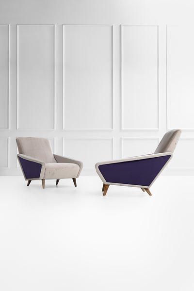 Coppia di poltrone mod. 807 Distex