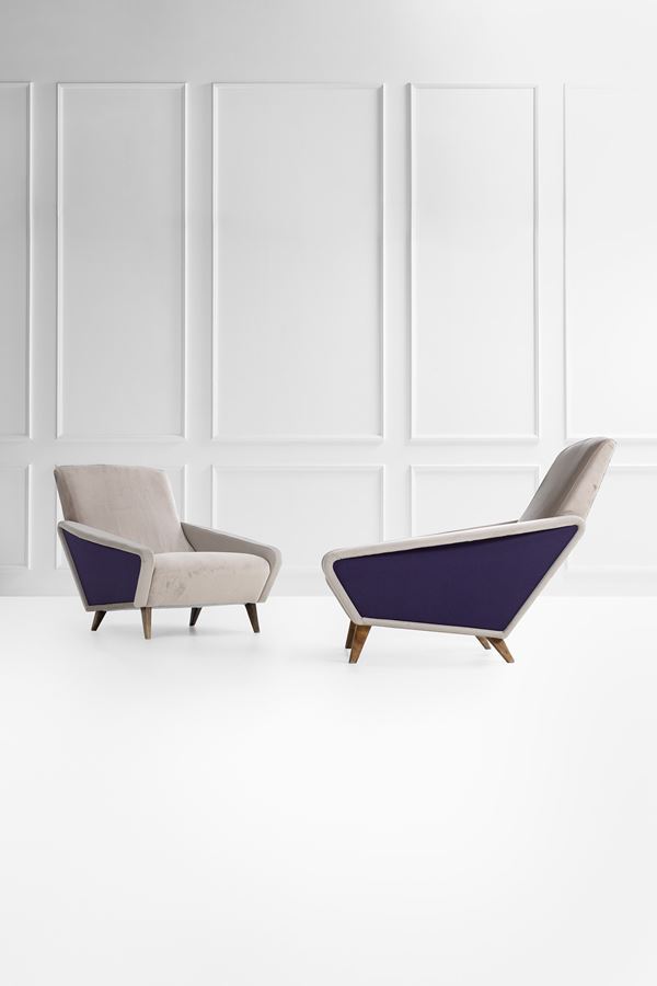 Gio Ponti - Due poltrone mod. 807 Distex