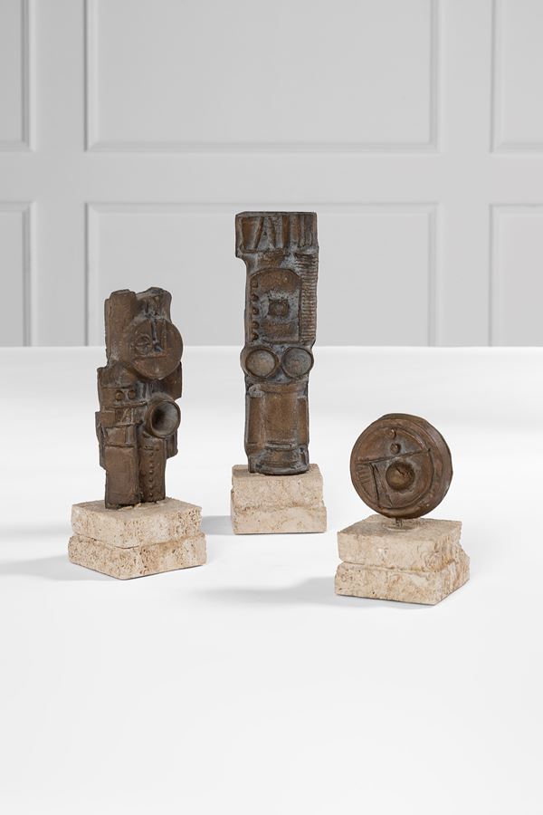 Nerone (Giovanni) Ceccarelli - Tre sculture della serie Frammenti Archeologici