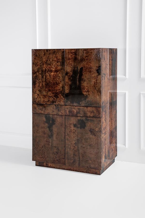 Aldo Tura - Cabinet con ante e cassetti