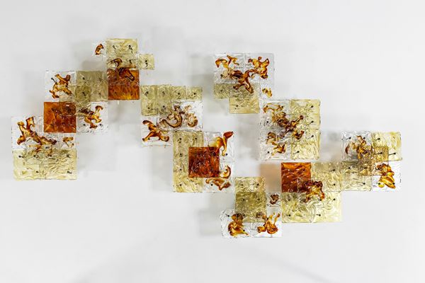 Toni Zuccheri - Dieci lampade da parete mod. Patchwork