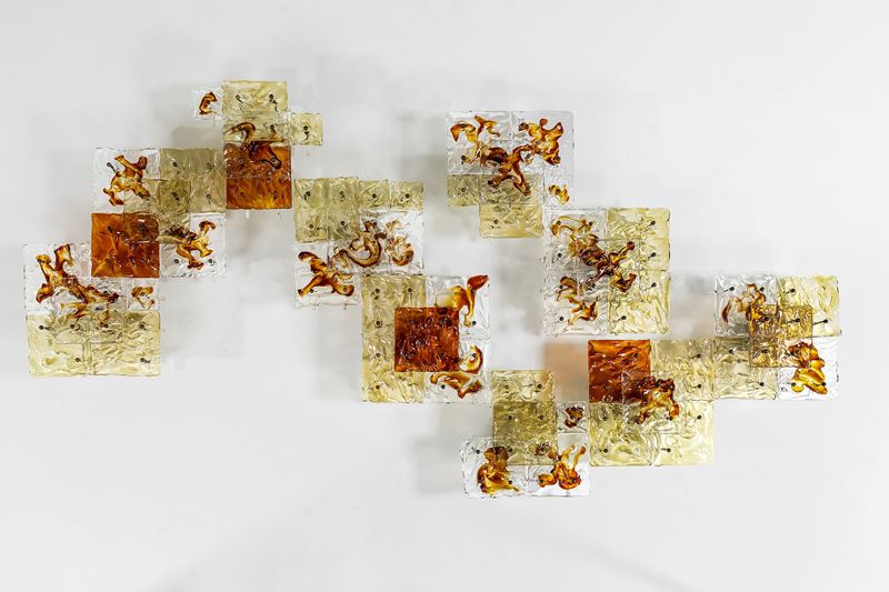 Toni Zuccheri - Dieci lampade da parete mod. Patchwork