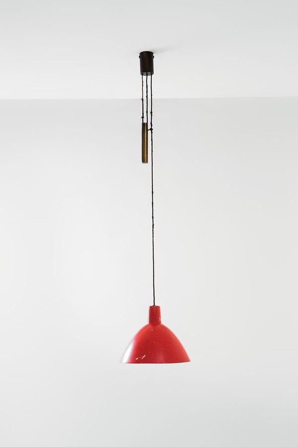 Gino Sarfatti : Rara lampada a sospensione ad   - Asta Design - Incanto Casa d'Aste e Galleria