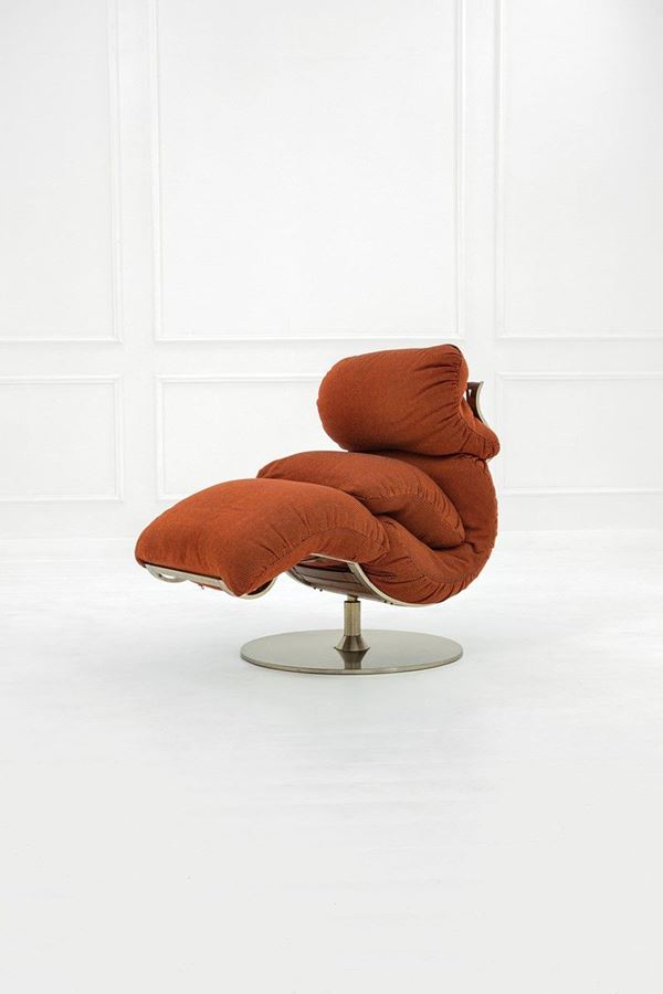 Saporiti (attr.) - Chaise longue girevole
Metall