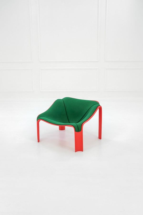 Pierre Paulin : Poltrona mod. F303
Abs stampa  - Asta Design - Incanto Casa d'Aste e Galleria