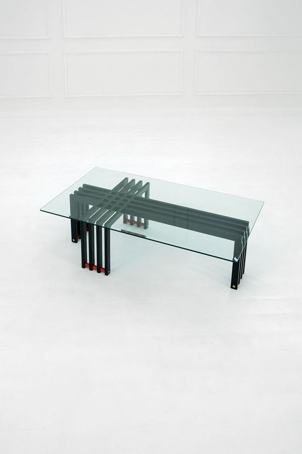 Tavolo basso
Legno laccato, c  - Asta Design - Incanto Casa d'Aste e Galleria