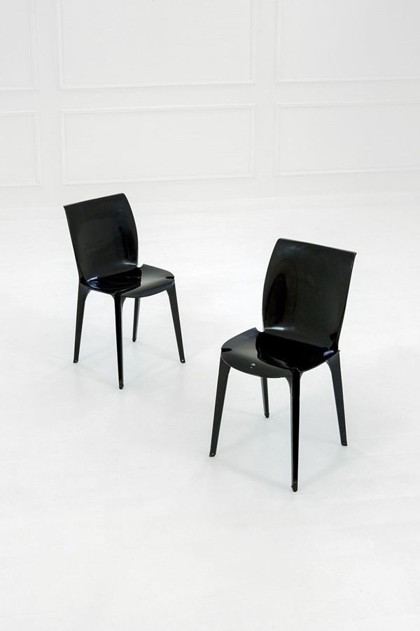 Marco Zanuso - Due sedie mod. Lambda
Metallo
