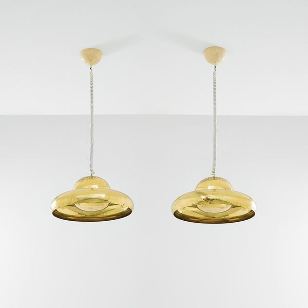 Tobia Scarpa - Due lampade a sospensione mod.