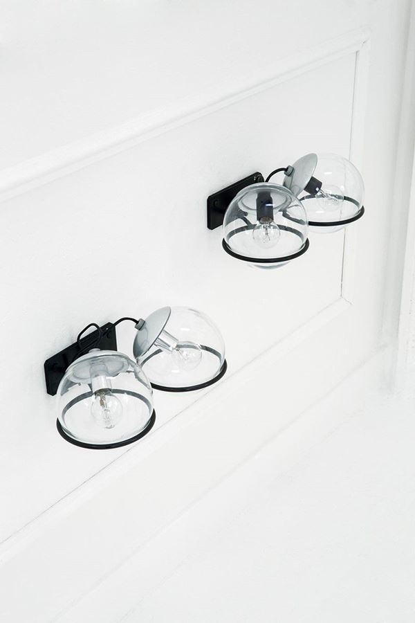 Gino Sarfatti : Due lampade da parete mod. 237  - Asta Design - Incanto Casa d'Aste e Galleria