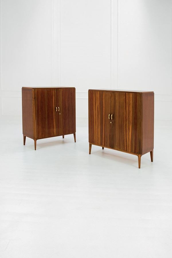Osvaldo Borsani : Due credenze
Legno di mogano,  - Asta Design - Incanto Casa d'Aste e Galleria