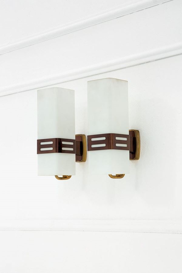 Stilnovo - Due lampade da parete
Ottone 