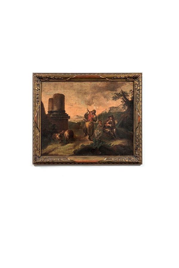 Pittore fiammingo italianizzan  - Asta Antiquariato - Incanto Casa d'Aste e Galleria