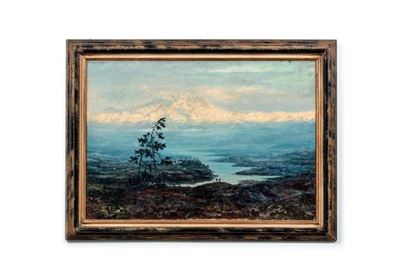 Italo Mus : Paesaggio con montagna
Olio s  - Auction Antiquariato - Incanto Casa d'Aste e Galleria