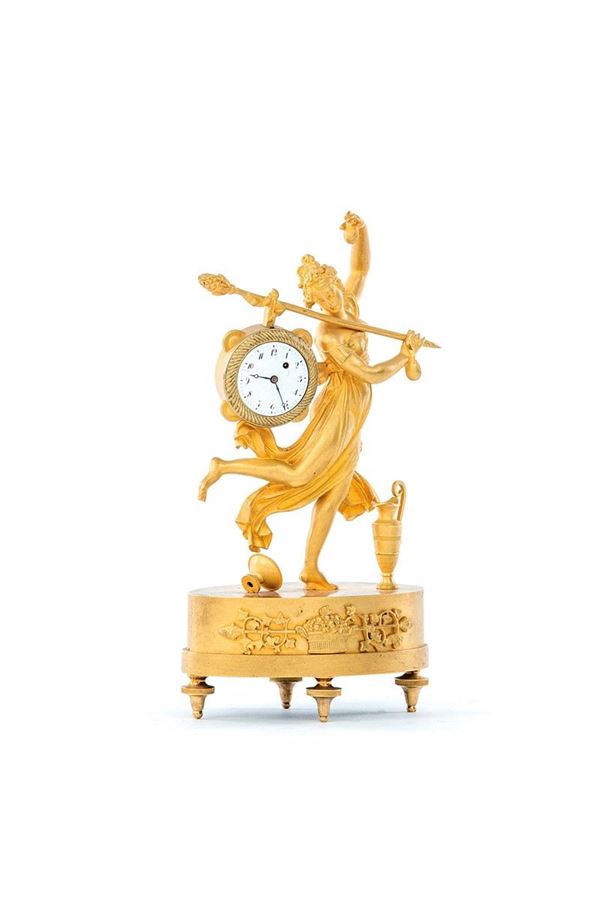 Orologio in bronzo cesellato e  - Auction Antiquariato - Incanto Casa d'Aste e Galleria