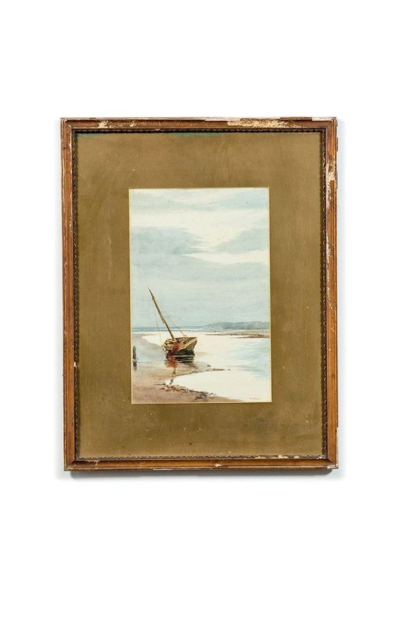Barca spiaggiata
Acquerello s  - Auction Antiquariato - Incanto Casa d'Aste e Galleria