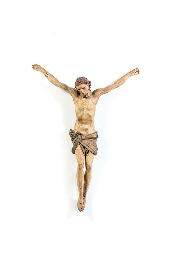 Crocifisso in legno laccato.
  - Asta Antiquariato - Incanto Casa d'Aste e Galleria