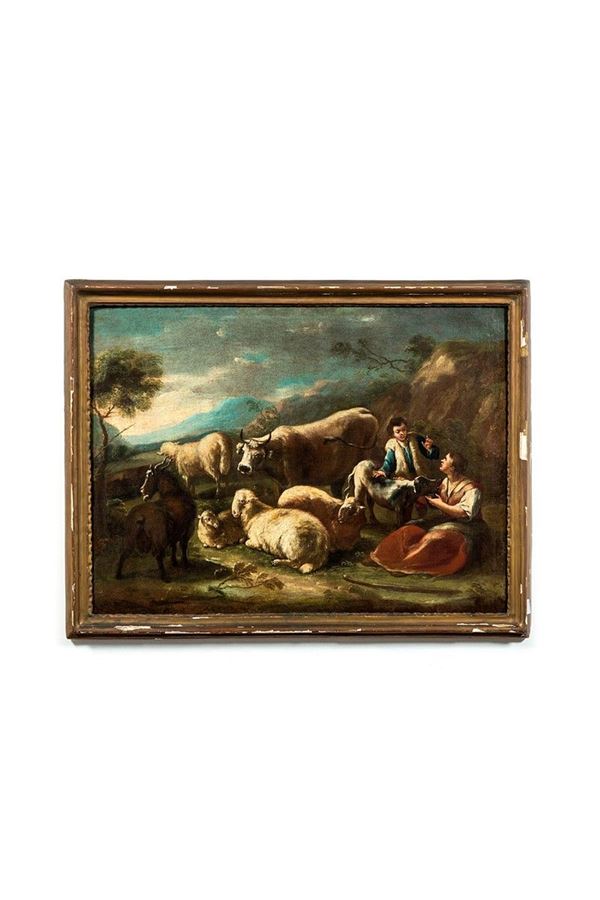 Pittore lombardo del XVIII sec  - Auction Antiquariato - Incanto Casa d'Aste e Galleria