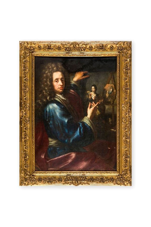Attr. Robert Levrac-Taurniers - Autoritratto del pittore Rober